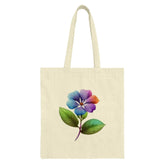Floral Tote Bag, Colorful Flower Print, Unique Tote, Gift Idea, Trendy Bag, Aesthetic Design, Everyday Bag, Shopping Tote - Tawshia